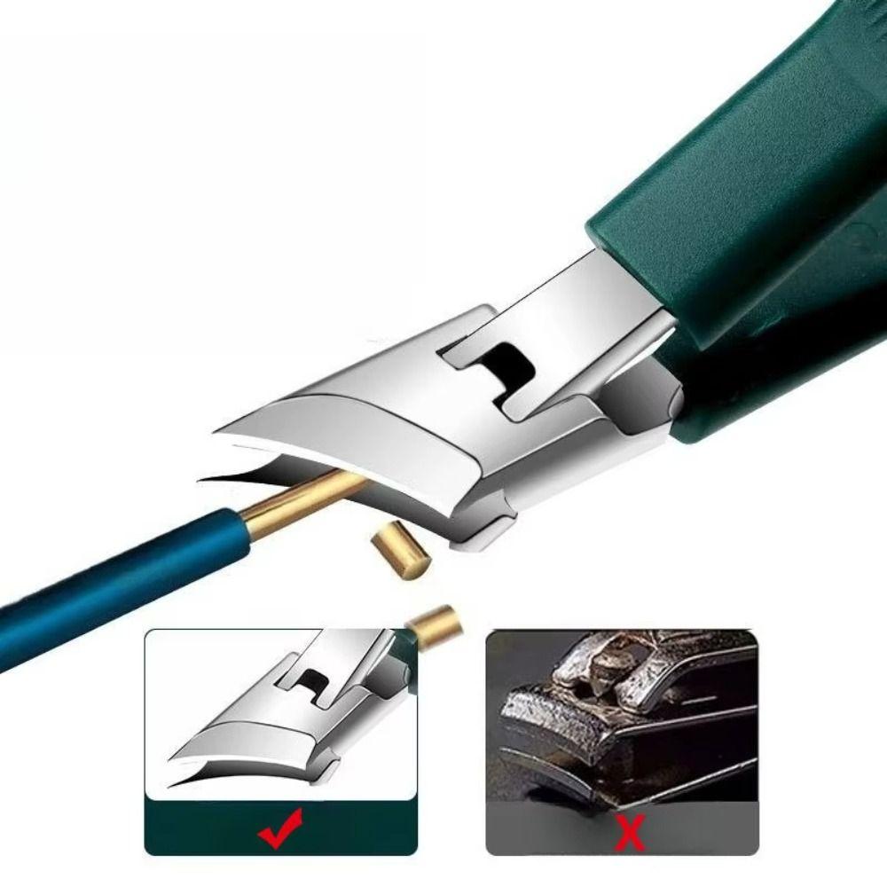 Ножницы для ногтей с косым лезвием и защитой от брызг, клюв орла, новые маникюрные инструменты