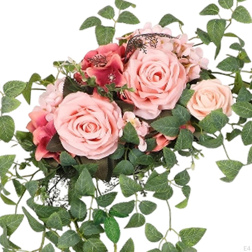 2 шт. свадебная арка Флорес искусственные цветы гирлянда украшение для вечеринки на открытом воздухе принадлежности