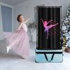 Занавеска для переодевания для танцевального чемодана с сумкой и полкой, быстросъемная ткань Оксфорд, сценический экран для переодевания для тренировок и соревнований, аксессуары
