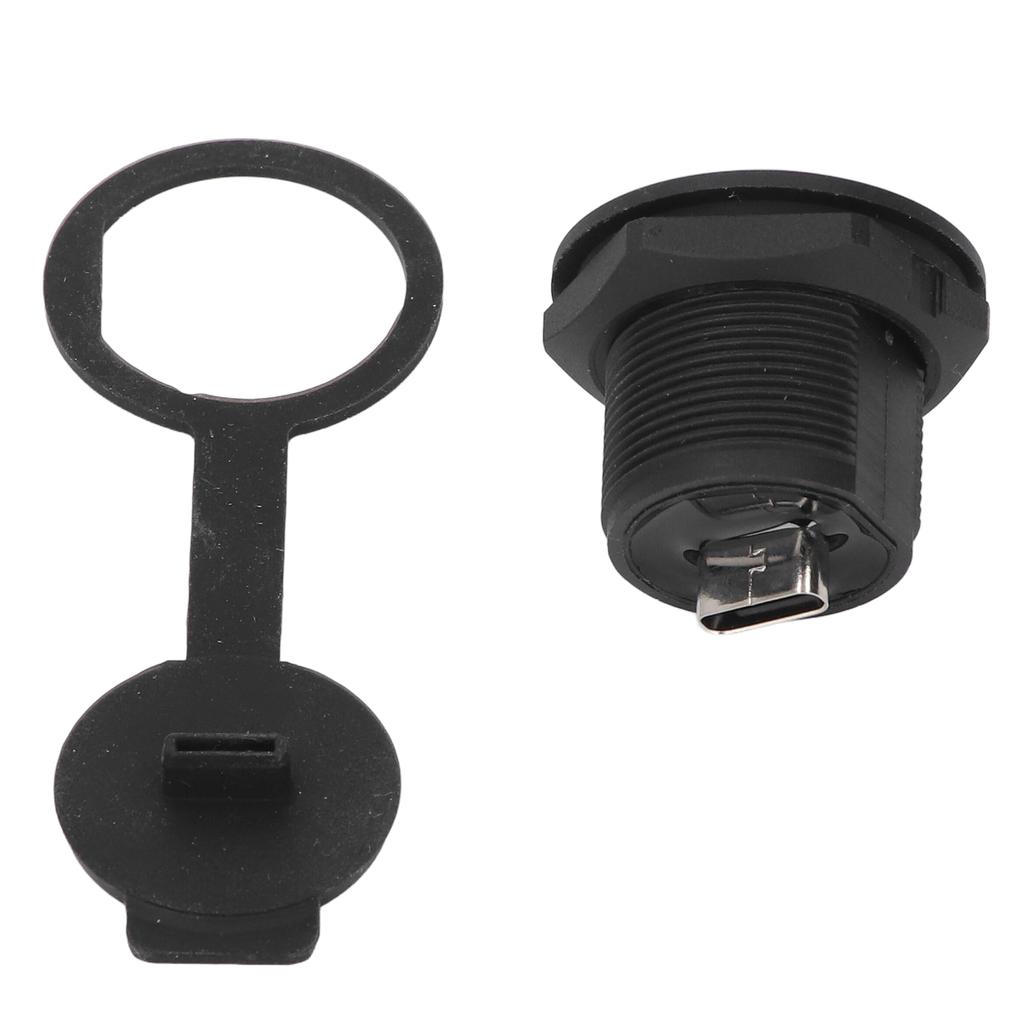 Соединительная муфта для монтажа на панель типа C 3.1, водонепроницаемая розетка USB C, монтажная розетка с пылезащитным чехлом