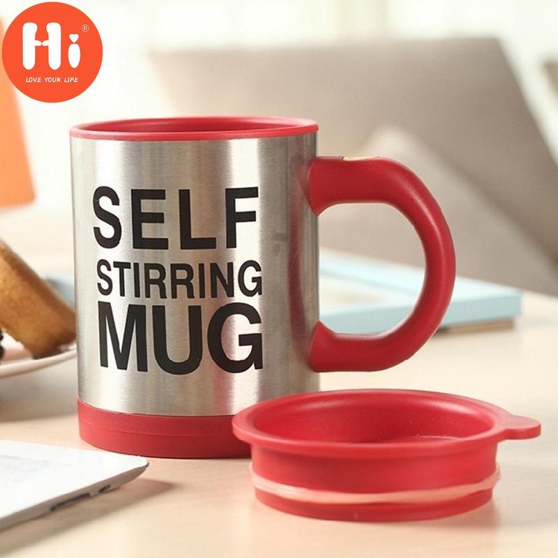 Hi Coffee Mug Self Stirring Quitter Travel Lazy Coffee Mixing Cup Home