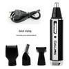 Multifunctional Electric Men's Shaver 7003: USB-Charged 4-in-1 Nose & Hair Trimmer, Clipper, Eyebrow Trimmer.