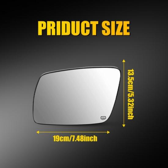 Стекло наружного зеркала с электроприводом и подогревом, левое, со стороны водителя, для 2009- Dodge Journey 1X