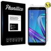 Screen Protector Glass Film - Phonillico® - Asus Zenfone MAX M1 ZB555KL - Pack of 3 - Ultra Resistant - Black