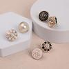 6PCS Fashion DIY Anti-exhaust Coat Button Seamless buttons Detachable Adjustable