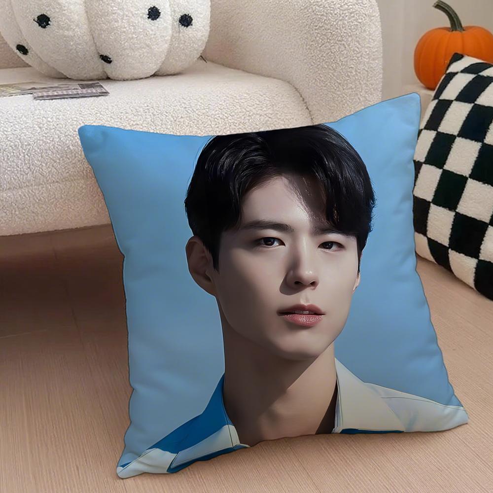 Charming Korean Handsome Actor PPark Bogum Cushion Cover Throw Pillow Cover Hidden Button Durable Polyester Chair Cushion