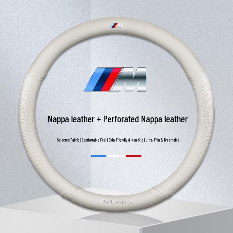 Ultra-Thin Suede Steering Wheel Cover for BMW 3, 5 Series & X Models