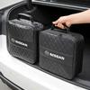 Колпачок ниппеля шины Автомобильный кожаный органайзер для багажника Органайзер для зарядки NEV EV Для Qashqai J11 J12 Sylphy N7 Teana Note Juke