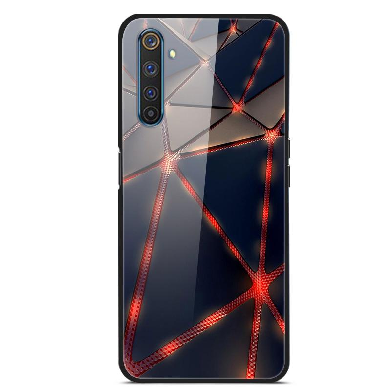 Для OPPO Realme XT Закаленное Стекло Чехол Мягкий Бампер Жесткий Funda Для OPPO Realme 6 Pro Realme X2 XT Чехол для Телефона Realme6 Задняя Крышка