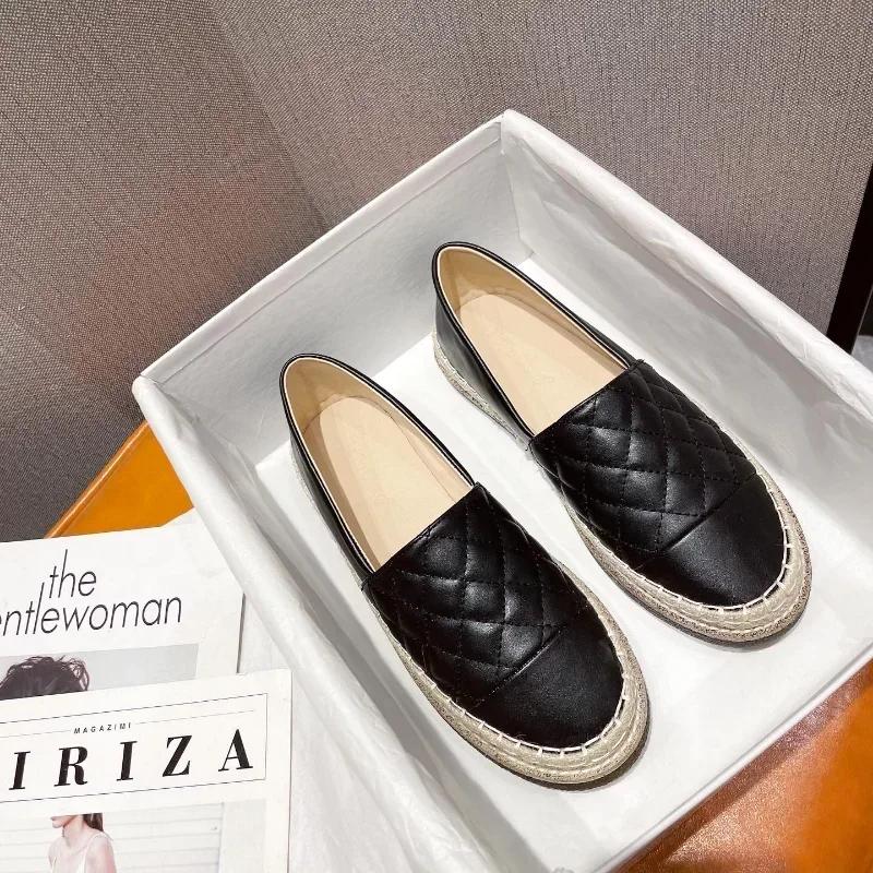 Fashion Flat Shoes Woman Comfortable Female Footwear Espadrilles for Women Women's Casual Shoes Slip-on Flat Mujer Pisos Loafers
