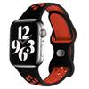 Браслет Дышащий силиконовый спортивный ремешок, сменный ремешок для Iwatch Apple Watch Series 9, 8, 7, 6, 5, 4, 3, 2, 1 Se Ultra, 38 мм, 40 мм, 41 мм, 42 мм, 44 мм, 45 мм, 49 мм