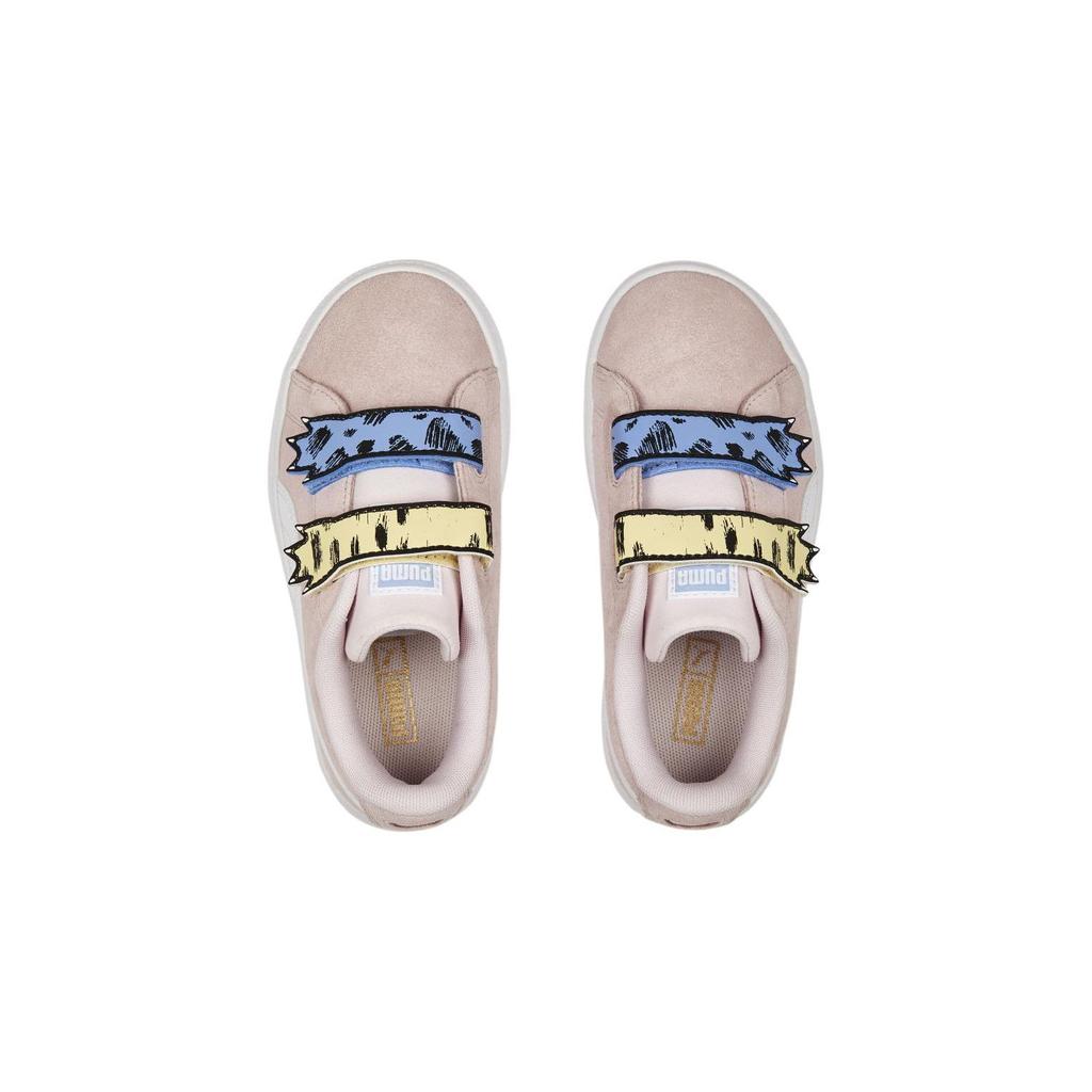 Puma Suede Classic LF Mates Дошкольные Удобные Универсальные Амортизирующие Низкие Детские Повседневные Кроссовки Детские Повседневные Кроссовки Розовые 390743-02