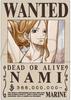 Постер Нами без бренда, 366 миллионов, постер о розыске One Piece, официальный мерч
