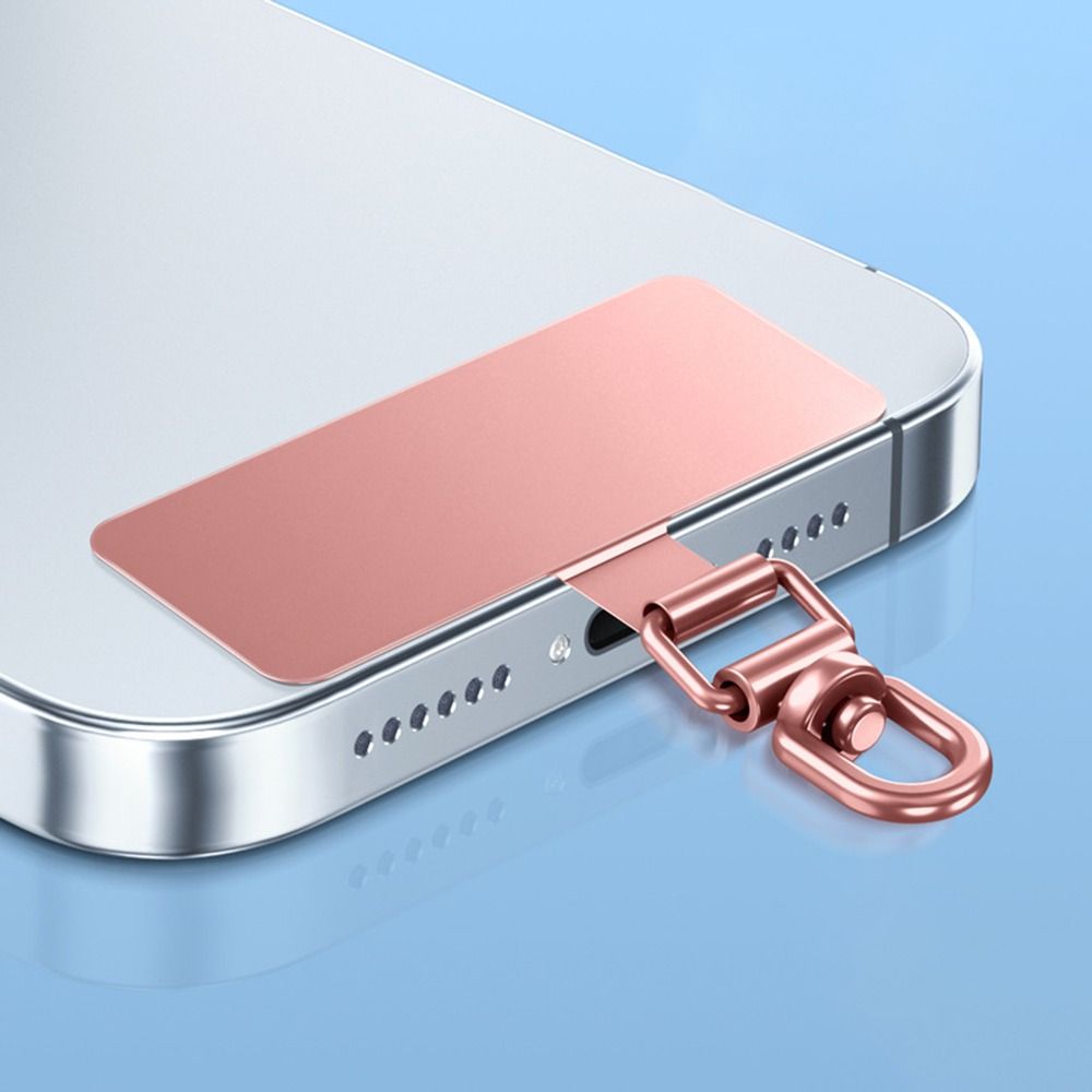 Ultra-thin Phone Lanyard Clip  Patch Stainless Steel Case Clip Strap Fixed Gasket  for Mobile Phone