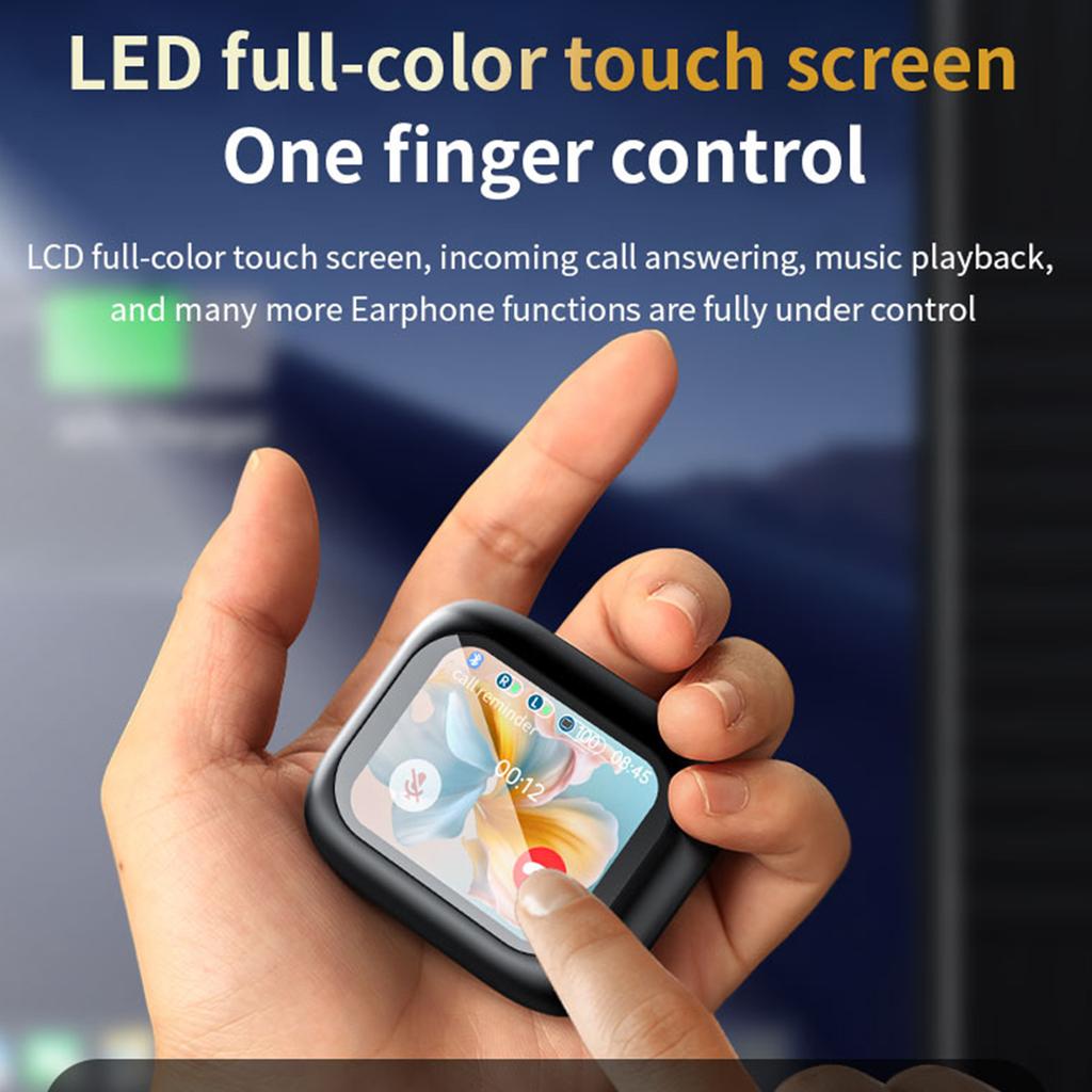 Полноцветный сенсорный экран Наушники с шумоподавлением ANC Наушники с переводом на 134 языка Внутриканальные беспроводные Bluetooth-наушники с шумоподавлением