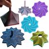 3D Printed Expanded Fidget Star with Handle Fractal Hexagon Sensory Toy Stress Anxiety Relief Expandable Spiral Honeycomb Fidget Toy
