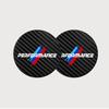 2Pcs Car Coaster Water Cup Mat Non-Slip Pad For BMW E91 E28 X3 X1 Performance F30 F40 F10 E90 F20 E46 E60 E70 E39 E36 E87 X7 E92 VL2