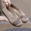 Женские мокасины на плоской подошве с круглым носком, удобные туфли для офиса, мокасины без застежек, прогулочные туфли для вождения для женщин, удобные кроссовки