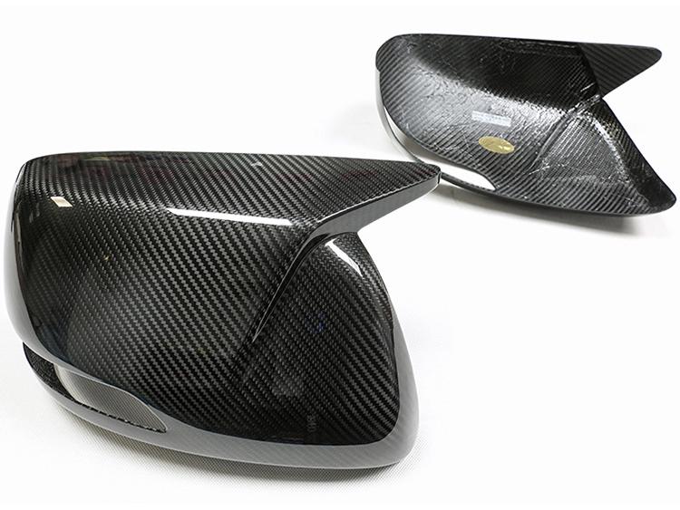 Корпус зеркала заднего вида из сухого углеволокна для Toyota Prado Land Cruiser LC150