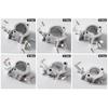 1Pcs Aluminum Alloy Stage Lights Truss Clamp Quick Release 18-21mm 38-52mm DJ Light Clamps Clip Bracket Silver Lamp Hanger Hooks