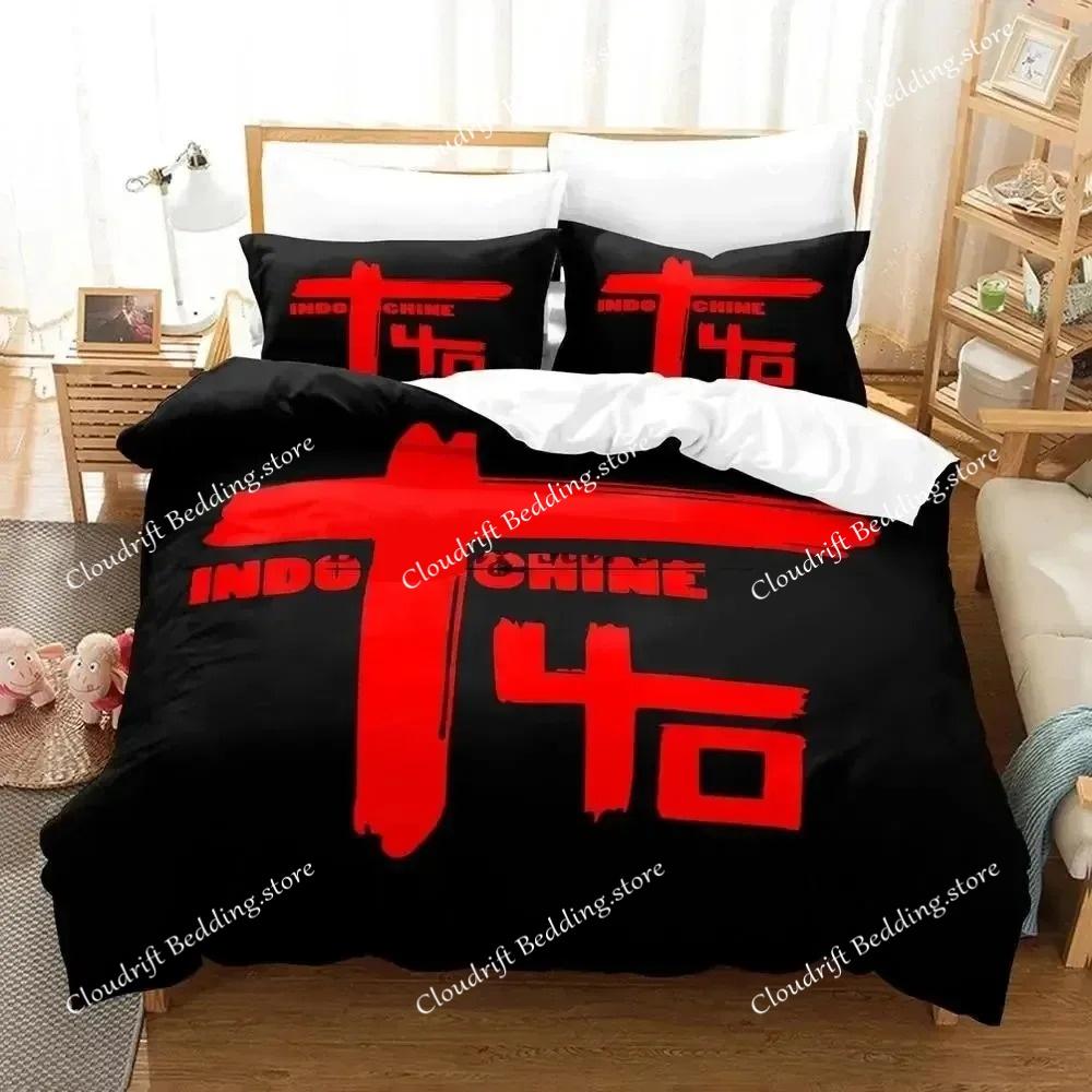 Комплект постельного белья Indochine Rock Single Twin Full Queen King Size, комплект постельного белья Aldult Kid Bedroom Duvetcover Sets 3D Bed Sheet Set