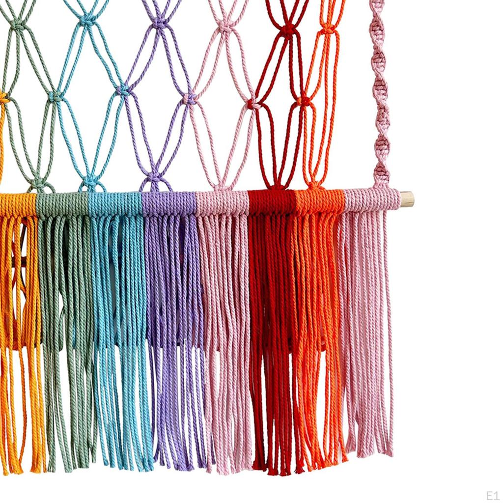 Гамак с мягкими игрушками, держатель для плюшевых игрушек, сетка, простая в установке, тканый вручную гобелен из хлопчатобумажной веревки для