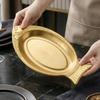 Thickening Steamed Fish Plate Stainless Steel Barbecue Plate Food Plate Snack Plate  Restaurants