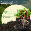 4 Pcs Self-Watering Fabric Pot Base Auto-Irrigation Plant Saucer Breathable Planter Base for 5 Gallon Grow Bag Prevent Plant Rot