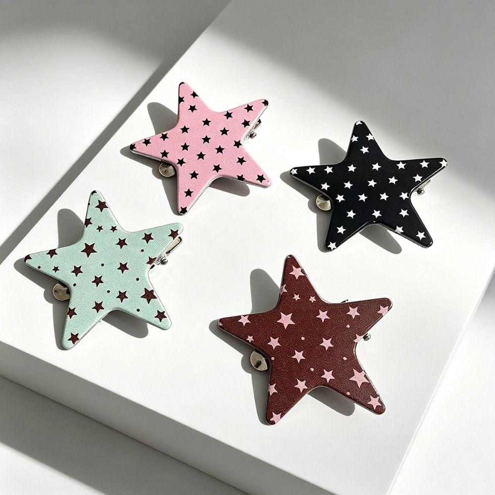 Lightweight Star Hair Clip Five-Pointed Star Hairpin Street Style Fashion Outfit