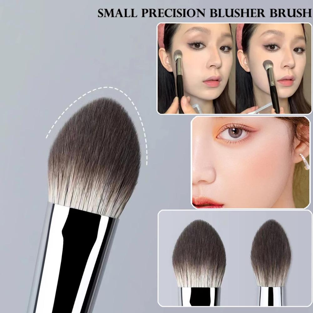 17CM Peach Heart Blusher Brush Soft Hair Makeup Tools Portable Powder Blush Cream Brushes