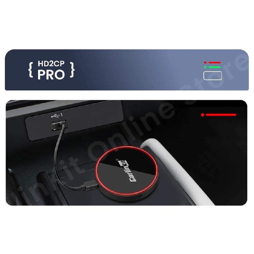 CarlinKit 4.0 Pro CarPlay to CarPlay Android auto Wireless Adapter HDMI Input Support Tv Stick Tv Box PS4 PS5 Xbox Mini PC