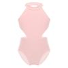 Dance Gymnastics Costume Kids Girls Halter Sleeveless Dance Leotard Jumpsuit