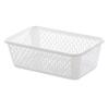 Leecroft 25cm Handy Basket White 25 X 16 X 8cm