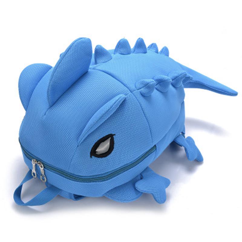 Творческий монстр мультфильм милый конфеты цвет рюкзак с динозавром личность мужской и женский хамелеон