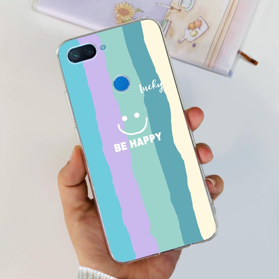 Чехол для Xiaomi Mi 8 Lite Модный Мягкий Силиконовый Чехол для Телефона для Xiaomi Mi 8 SE / Mi 8 Pro Mi8 Lite Прозрачный ТПУ Чехол Астронавт Capa