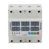 3 Phase DIN Rail Voltmeter Ammeter Adjustable Overvoltage Undervoltage Overcurrent Protector 63A