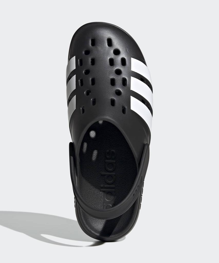 Adidas Adilette Clogs 2.0 - Black:White / Jq8058