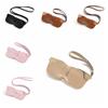 Portable Sunglasses Storage Clip Solid Color Eyeglasses Case  Sunglasses Pouch