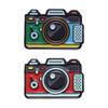 Creative Geometric Camera Style Enamel Brooch For Customizable Fashion Statement
