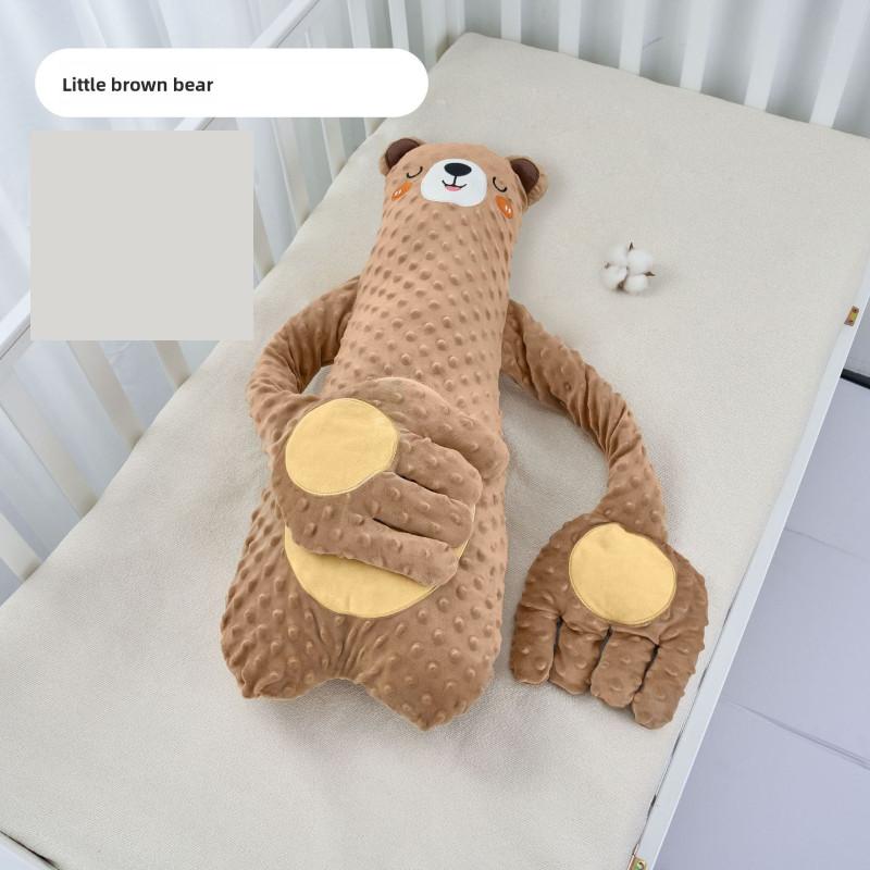 Детская мультяшная плюшевая подушка в виде животного с функциями похлопывания и музыки для сна и успокоения
