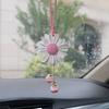 Новый милый маленький ромашка автомобильный зеркальный кулон для украшения интерьера гипсовый ароматизатор ромашка автомобильные аксессуары для украшения