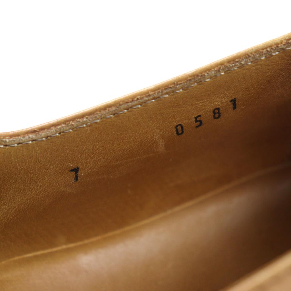 Great Berluti Leather shoes Olga period patina square toe lace-up Camel leather Used