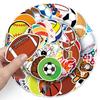 50 Pictures of Mixed Ball Graffiti Sports Football Volleyball Decorative Suitcase Mobile Phone Case Waterproof Stickers