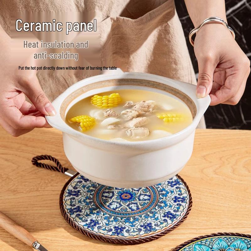 Изолированный коврик для стола, устойчивый к высоким температурам: Прихватка, подставка и защита от ожогов для посуды, мисок и запеканок