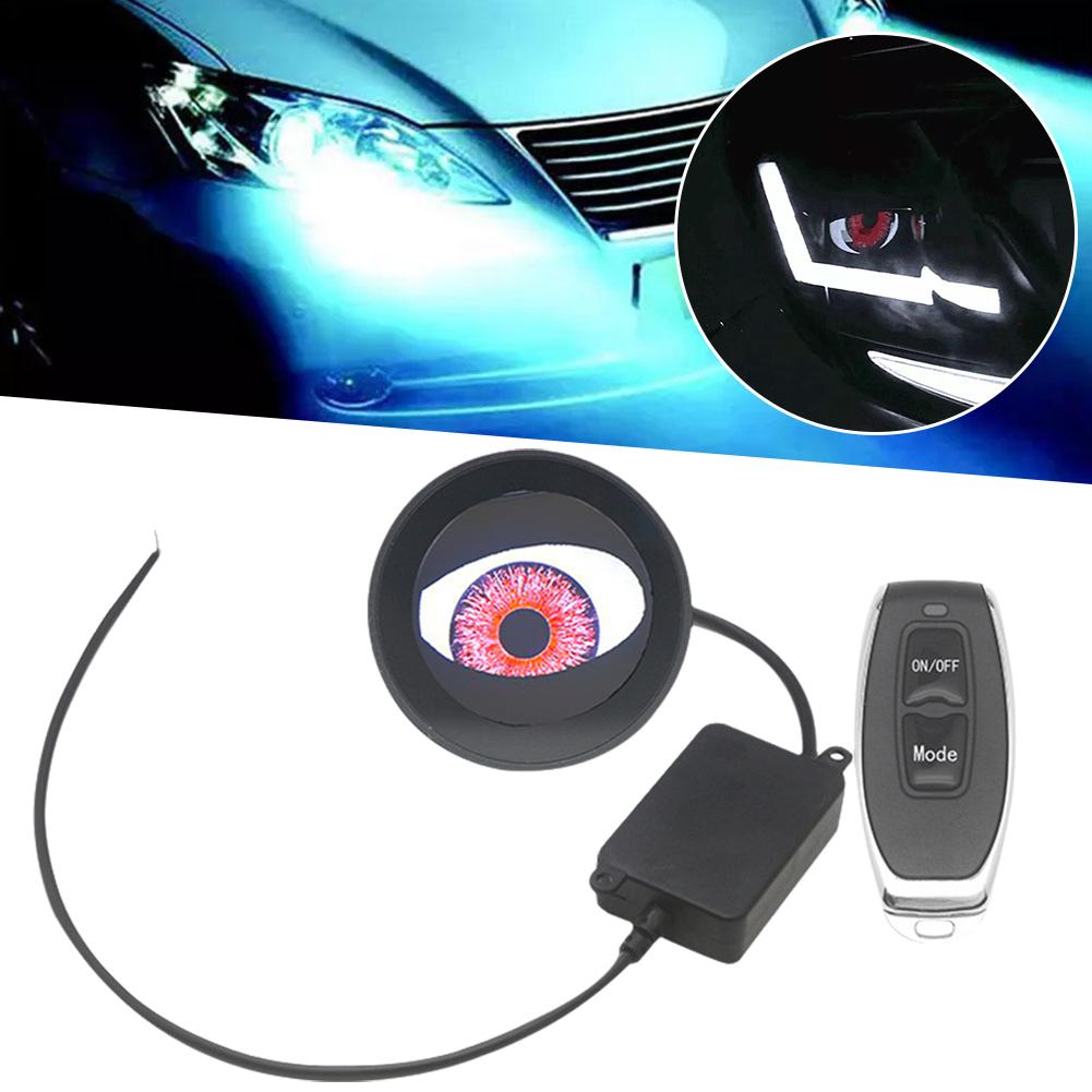 Devil's Eye LED Headlight Kit Automotive Dynamic Light 12v Modification Kit Headlight Assembly Automotive Parts
