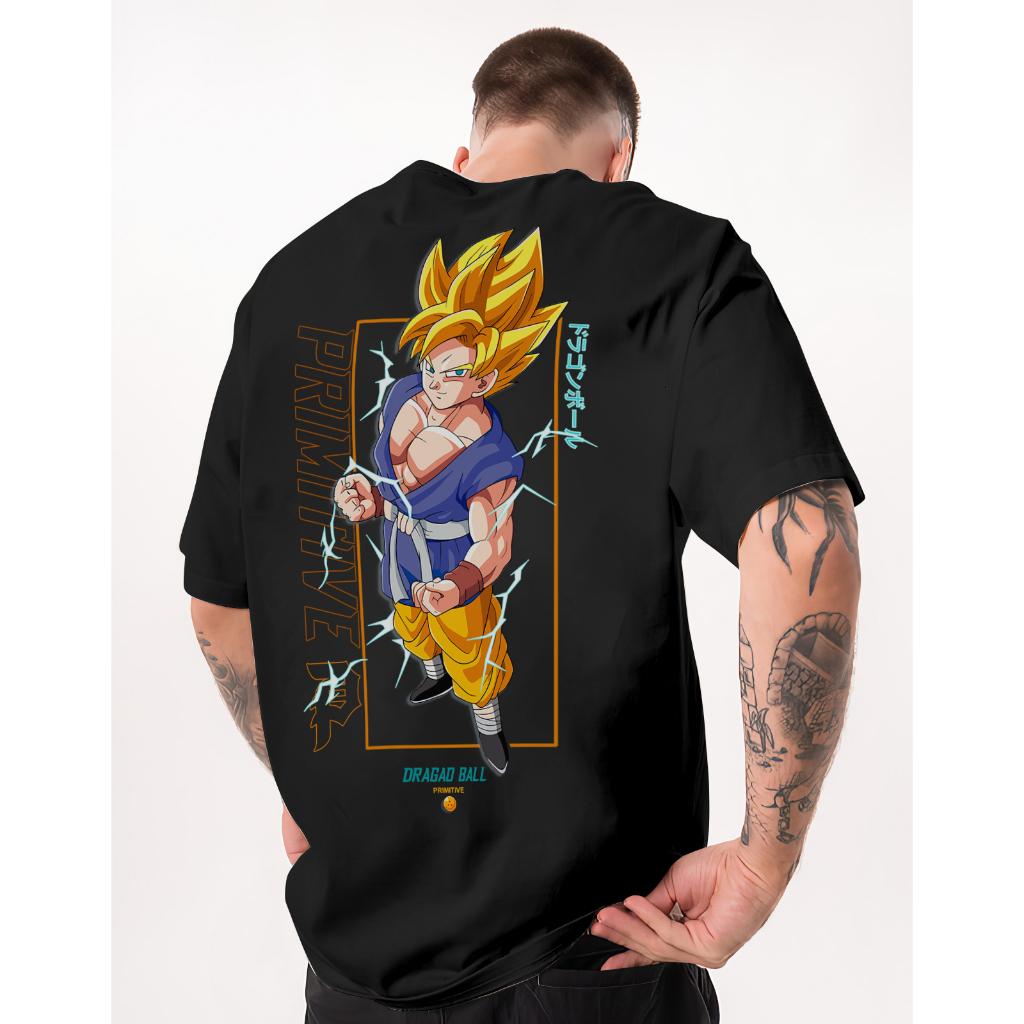 Dragon Ball Японское Аниме Мужская Женская Летняя Футболка Оверсайз Ретро Принт Короткий Рукав Повседневный Комфорт Оверсайз Харадзюку Y2k Топ