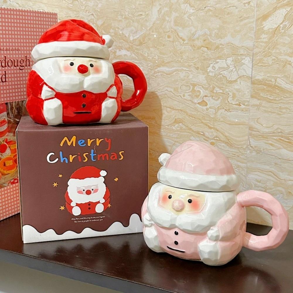 360ML Christmas Gift Mug Ceramic Breakfast Drinkware Drinking Cup Kitchen Supplies
