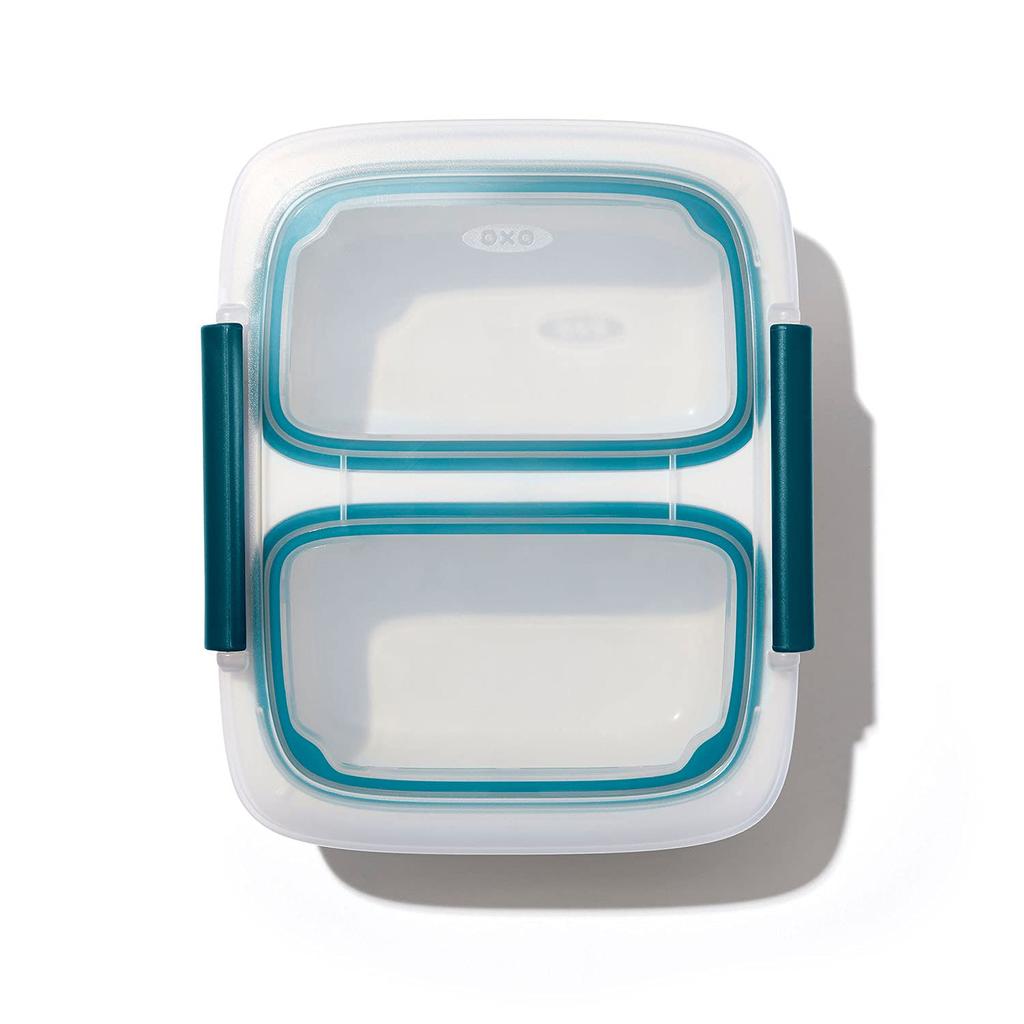 Контейнер для хранения ланч-боксов OXO Prep Go, разделитель, встроенный, подходит для использования в микроволновой печи, 0,4 л