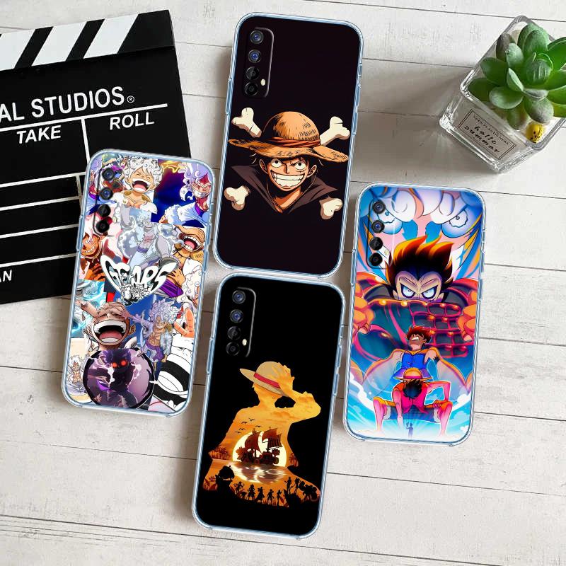 Anime Luffy One Piece Transparent Phone Case for Motorola Moto Edge 20 30 40 50 S30 Fusion Ultra Pro Neo Lite + G200 G23