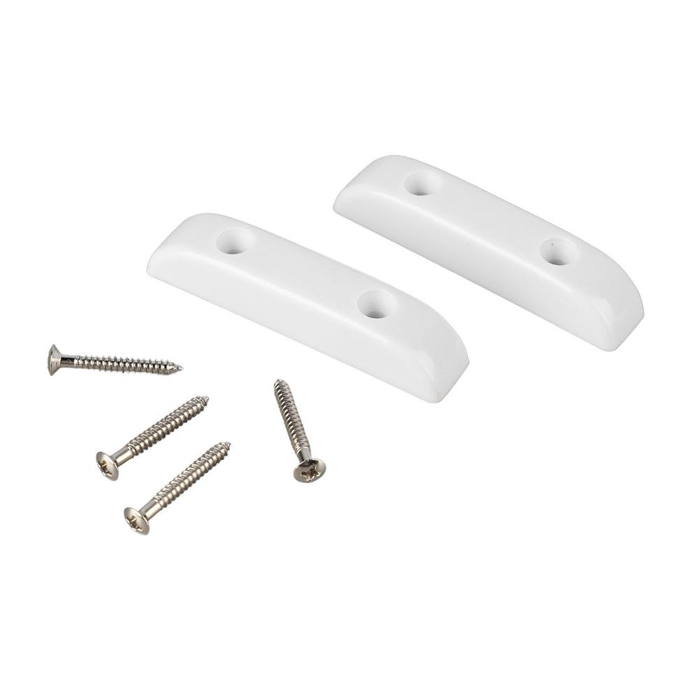 4PCS White Bass Guitar Thumb Rest Plastic Bass Finger Rest Anti Slip Bass Thumb Rest  Guitar